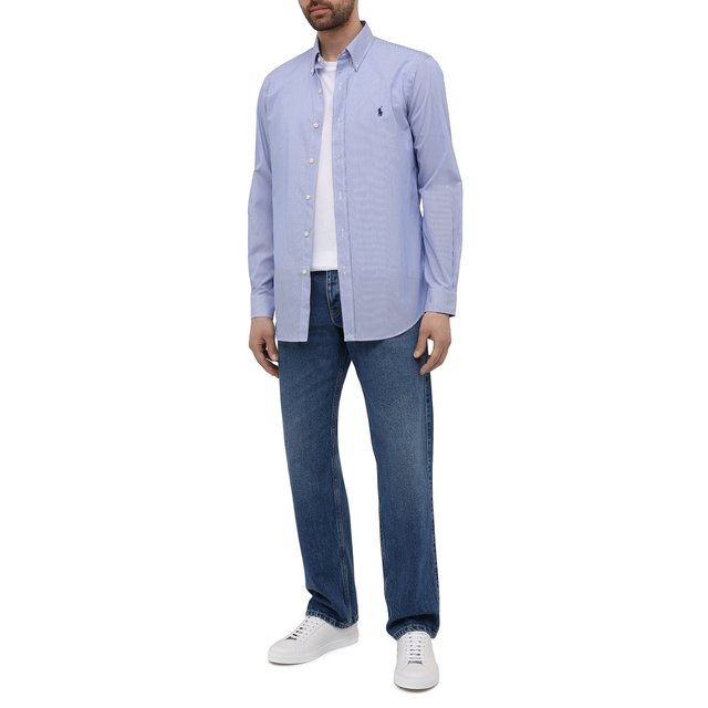 фото Хлопковая рубашка polo ralph lauren