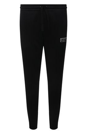 Мужские джоггеры VALENTINO черного цвета по цене 65700 руб., арт. WV3MD03E7ML | Фото 1 Мужские джоггеры VALENTINO черного цвета, арт. WV3MD03E7ML | Фото 1