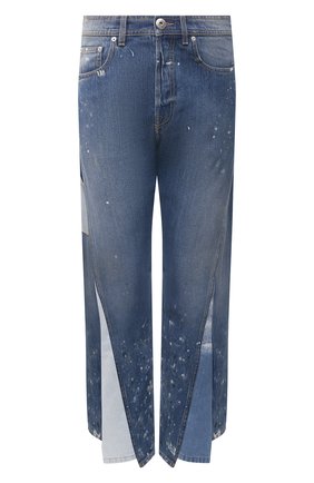 Мужские джинсы lanvin x gallery dept LANVIN темно-синего цвета по цене 83250 руб., арт. RM-TR0076-D008-E21 | Фото 1 Мужские джинсы lanvin x gallery dept LANVIN темно-синего цвета, арт. RM-TR0076-D008-E21 | Фото 1