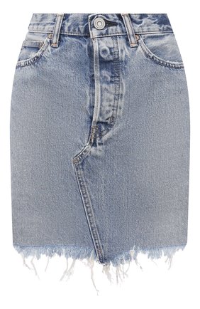 Женская джинсовая юбка MOUSSY голубого цвета по цене 19900 руб., арт. 025ESC11-2710 | Фото 1 Женская джинсовая юбка MOUSSY голубого цвета, арт. 025ESC11-2710 | Фото 1