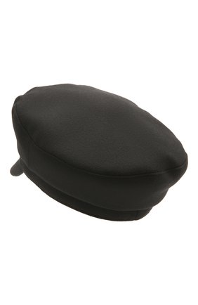 Женская кепка из шерсти и кашемира LORO PIANA черного цвета по цене 44150 руб., арт. FAL8321 | Фото 2 Женская кепка из шерсти и кашемира LORO PIANA черного цвета, арт. FAL8321 | Фото 2
