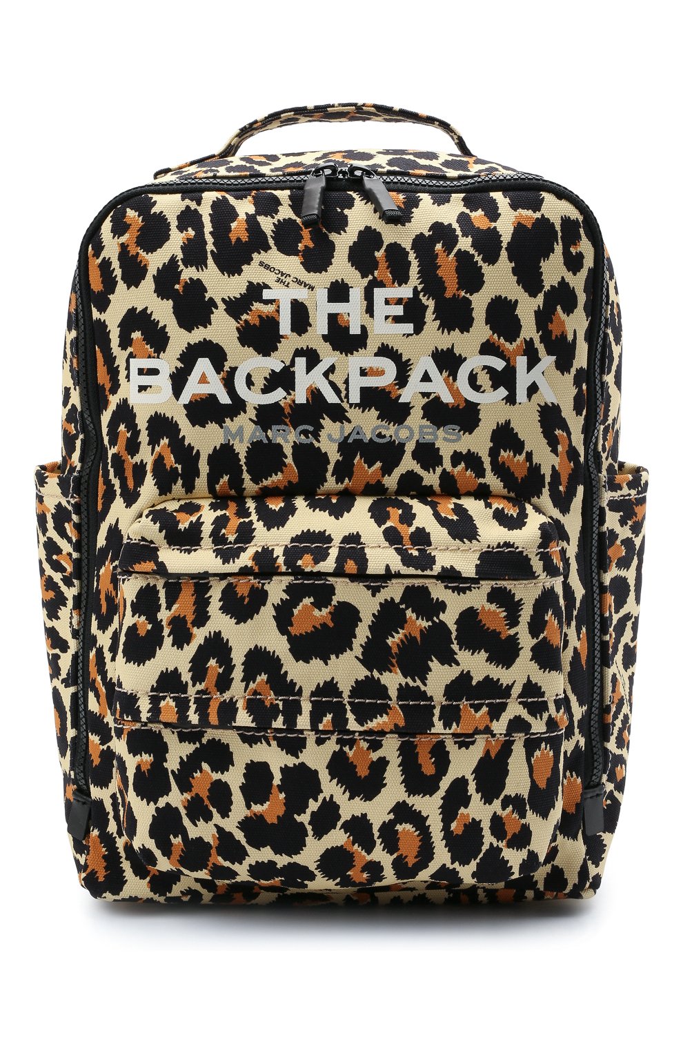 Женский рюкзак MARC JACOBS (THE) леопардового цвета, арт. H302M06SP21 | Фото 1 (Размер: medium; Материал: Текстиль; Стили: Кэжуэл)