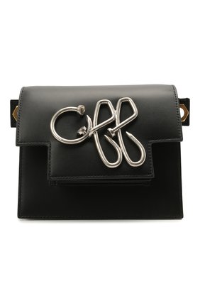 Женская сумка off OFF-WHITE черного цвета по цене 159500 руб., арт. 0WNN003S21LEA002 | Фото 1 Женская сумка off OFF-WHITE черного цвета, арт. 0WNN003S21LEA002 | Фото 1