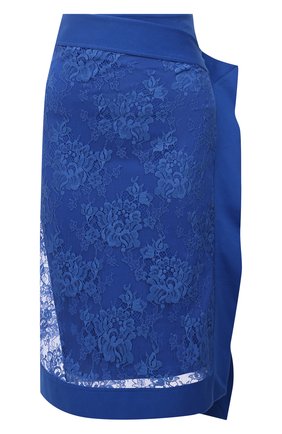 Женская хлопковая юбка KENZO синего цвета по цене 43950 руб., арт. FB52JU1589DE | Фото 1 Женская хлопковая юбка KENZO синего цвета, арт. FB52JU1589DE | Фото 1