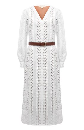 Женское платье MICHAEL MICHAEL KORS белого цвета по цене 39950 руб., арт. MS18Y461QG | Фото 1 Женское платье MICHAEL MICHAEL KORS белого цвета, арт. MS18Y461QG | Фото 1
