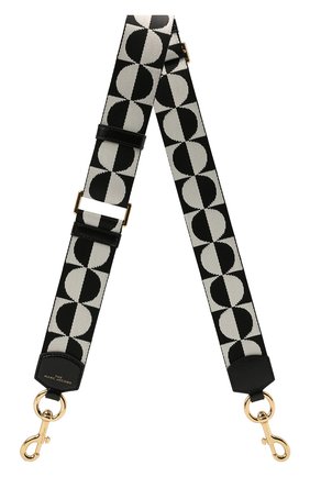 Женские ремень для сумки MARC JACOBS (THE) черно-белого цвета по цене 9360 руб., арт. S303M06SP21 | Фото 1 Женские ремень для сумки MARC JACOBS (THE) черно-белого цвета, арт. S303M06SP21 | Фото 1