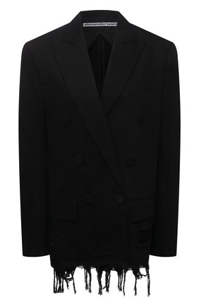 Женский хлопковый жакет ALEXANDER WANG черного цвета по цене 99500 руб., арт. 1WC2212253 | Фото 1 Женский хлопковый жакет ALEXANDER WANG черного цвета, арт. 1WC2212253 | Фото 1