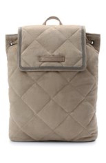 Женский рюкзак BRUNELLO CUCINELLI светло-серого цвета, арт. MBDLD2217P | Фото 1 (Размер: medium; Материал: Натуральная кожа; Стили: Кэжуэл)
