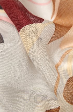 Женская шаль из кашемира и шелка LORO PIANA светло-серого цвета по цене 108500 руб., арт. FAL7686 | Фото 2 Женская шаль из кашемира и шелка LORO PIANA светло-серого цвета, арт. FAL7686 | Фото 2