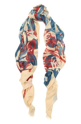 Женская шаль из кашемира и шелка LORO PIANA бежевого цвета по цене 122500 руб., арт. FAL7631 | Фото 1 Женская шаль из кашемира и шелка LORO PIANA бежевого цвета, арт. FAL7631 | Фото 1