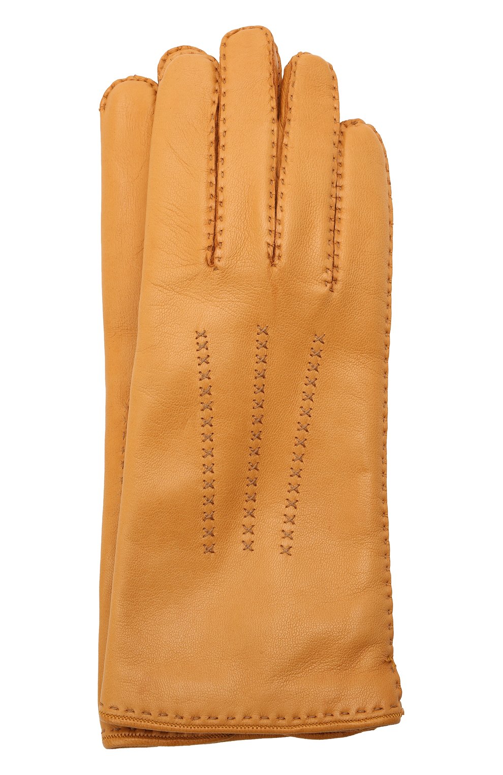 Женские кожаные перчатки LORO PIANA желтого цвета, арт. FAL2793 | Фото 1 (Материал: Натуральная кожа; Региональные ограничения белый список (Axapta Mercury): RU)