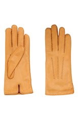 Женские кожаные перчатки LORO PIANA желтого цвета, арт. FAL2793 | Фото 2 (Материал: Натуральная кожа; Региональные ограничения белый список (Axapta Mercury): RU)