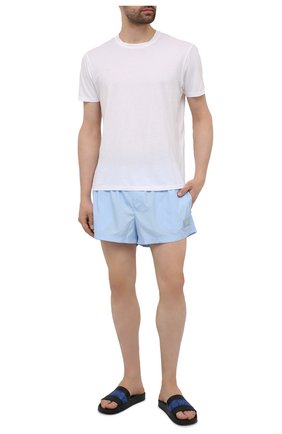 Мужские шлепанцы OFF-WHITE черного цвета по цене 14150 руб., арт. 0MIC001S21MAT0031045 | Фото 2 Мужские шлепанцы OFF-WHITE черного цвета, арт. 0MIC001S21MAT0031045 | Фото 2