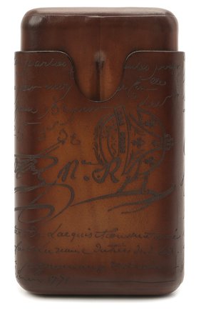 Мужской кожаный футляр для сигар BERLUTI коричневого цвета по цене 99150 руб., арт. X093357 | Фото 1 Мужской кожаный футляр для сигар BERLUTI коричневого цвета, арт. X093357 | Фото 1