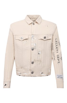 Мужская джинсовая куртка lanvin x gallery dept LANVIN кремвого цвета по цене 132500 руб., арт. RM-JA0035-4391-E21 | Фото 1 Мужская джинсовая куртка lanvin x gallery dept LANVIN кремвого цвета, арт. RM-JA0035-4391-E21 | Фото 1