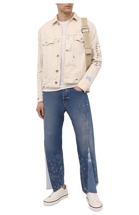 Мужская джинсовая куртка lanvin x gallery dept LANVIN кремвого цвета по цене 132500 руб., арт. RM-JA0035-4391-E21 | Фото 2 Мужская джинсовая куртка lanvin x gallery dept LANVIN кремвого цвета, арт. RM-JA0035-4391-E21 | Фото 2
