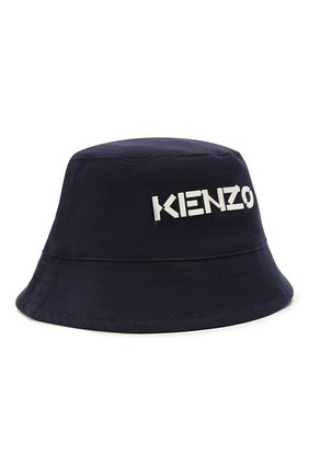 Детская хлопковая панама KENZO темно-синего цвета по цене 6240 руб., арт. K51001 | Фото 1 Детская хлопковая панама KENZO темно-синего цвета, арт. K51001 | Фото 1 (Материал: Текстиль, Хлопок)