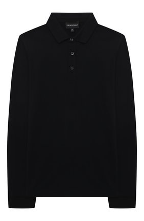 Детское хлопковое поло EMPORIO ARMANI темно-синего цвета по цене 8745 руб., арт. 6K4F03/1JPTZ | Фото 1 Детское хлопковое поло EMPORIO ARMANI темно-синего цвета, арт. 6K4F03/1JPTZ | Фото 1 (Материал внешний: Хлопок; Рукава: Длинные; Мальчики-школьная форма: Поло; Ростовка одежда: 16 лет | 164 см, 6 лет | 116 см, 8 лет | 128 см, 10 - 11 лет | 140 - 146см, 13 - 15 лет | 158 см, 4 года | 104 см, 5 лет | 110 см, 7 лет | 122 см)
