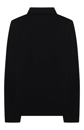 Детское хлопковое поло EMPORIO ARMANI темно-синего цвета по цене 8745 руб., арт. 6K4F03/1JPTZ | Фото 2 Детское хлопковое поло EMPORIO ARMANI темно-синего цвета, арт. 6K4F03/1JPTZ | Фото 2 (Материал внешний: Хлопок; Рукава: Длинные; Мальчики-школьная форма: Поло; Ростовка одежда: 16 лет | 164 см, 6 лет | 116 см, 8 лет | 128 см, 10 - 11 лет | 140 - 146см, 13 - 15 лет | 158 см, 4 года | 104 см, 5 лет | 110 см, 7 лет | 122 см)