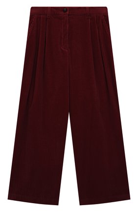 Детские хлопковые брюки LORO PIANA бордового цвета по цене 34700 руб., арт. FAL7502 | Фото 1 Детские хлопковые брюки LORO PIANA бордового цвета, арт. FAL7502 | Фото 1 (Материал внешний: Хлопок; Девочки Кросс-КТ: Брюки-одежда; Ростовка одежда: 10 - 11 лет | 140 - 146см, 12 лет | 152 см, 4 года | 104 см, 6 лет | 116 см, 8 лет | 128 см)