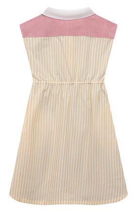 Детское хлопковое платье SONIA RYKIEL ENFANT синего цвета по цене 13500 руб., арт. 21S1DR02 | Фото 2 Детское хлопковое платье SONIA RYKIEL ENFANT синего цвета, арт. 21S1DR02 | Фото 2