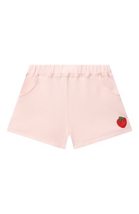 Детские хлопковые шорты SONIA RYKIEL ENFANT светло-розового цвета по цене 6180 руб., арт. 21S1S009 | Фото 1 Детские хлопковые шорты SONIA RYKIEL ENFANT светло-розового цвета, арт. 21S1S009 | Фото 1
