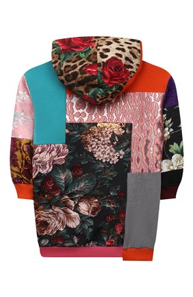 Детское платье DOLCE & GABBANA разноцветного цвета по цене 46600 руб., арт. L5JD2M/G7YPV/8-14 | Фото 2 Детское платье DOLCE & GABBANA разноцветного цвета, арт. L5JD2M/G7YPV/8-14 | Фото 2 (Девочки Кросс-КТ: Платье-одежда; Случай: Повседневный; Материал внешний: Синтетический материал, Хлопок; Материал подклада: Хлопок; Рукава: Длинные; Ростовка одежда: 10 - 11 лет | 140 - 146см, 12 лет | 152 см, 8 лет | 128 см)