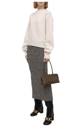 Женская хлопковая юбка JIL SANDER серого цвета по цене 57150 руб., арт. JSWS751304-WSY24038 | Фото 2 Женская хлопковая юбка JIL SANDER серого цвета, арт. JSWS751304-WSY24038 | Фото 2 (Длина Ж (юбки, платья, шорты): Миди; Женское Кросс-КТ: Юбка-одежда; Стили: Кэжуэл; Материал внешний: Хлопок; Кросс-КТ: Трикотаж)