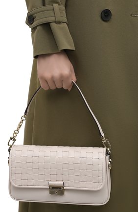 Женская сумка bradshaw MICHAEL MICHAEL KORS кремвого цвета по цене 32400 руб., арт. 30S1L2BL1T | Фото 2 Женская сумка bradshaw MICHAEL MICHAEL KORS кремвого цвета, арт. 30S1L2BL1T | Фото 2