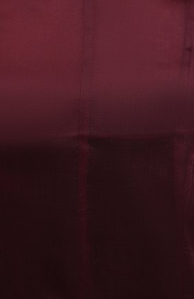 Женское шелковое платье JIL SANDER бордового цвета, арт. JSWS506205-WS282500 | Фото 5 (Материал внешний: Шелк; Женское Кросс-КТ: Сарафаны, Платье-одежда; Случай: Вечерний; Региональные ограничения белый список (Axapta Mercury): RU; Длина Ж (юбки, платья, шорты): Миди; Стили: Романтичный)