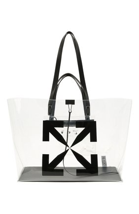 Женский сумка-шопер OFF-WHITE черного цвета по цене 36000 руб., арт. 0MNA162S21PLA001 | Фото 1 Женский сумка-шопер OFF-WHITE черного цвета, арт. 0MNA162S21PLA001 | Фото 1
