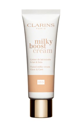 Тональный крем с эффектом сияния milky boost cream, 03.5 (45ml) CLARINS бесцветного цвета, арт. 80076085 | Фото 1