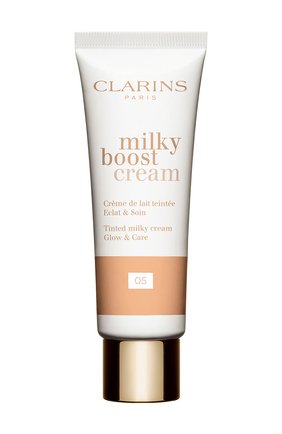 Тональный крем с эффектом сияния milky boost cream, 05 (45ml) CLARINS бесцветного цвета, арт. 80076086 | Фото 1