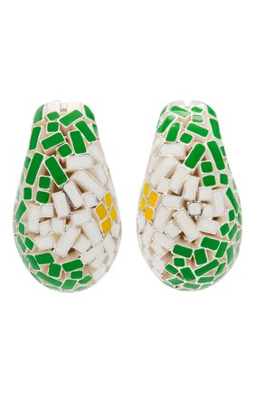 Женские серьги BOTTEGA VENETA зеленого цвета по цене 127000 руб., арт. 657260/V5081 | Фото 1 Женские серьги BOTTEGA VENETA зеленого цвета, арт. 657260/V5081 | Фото 1