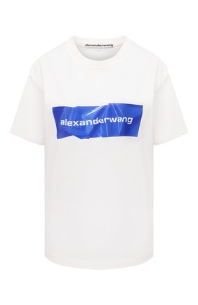 Женская хлопковая футболка ALEXANDER WANG белого цвета по цене 22400 руб., арт. UCC2211424 | Фото 1 Женская хлопковая футболка ALEXANDER WANG белого цвета, арт. UCC2211424 | Фото 1
