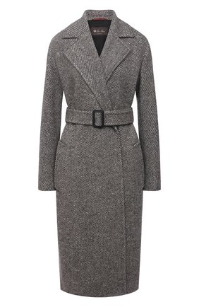 Женское кашемировое пальто LORO PIANA серого цвета по цене 630500 руб., арт. FAL7921 | Фото 1 Женское кашемировое пальто LORO PIANA серого цвета, арт. FAL7921 | Фото 1 (Рукава: Длинные; Стили: Кэжуэл; Материал внешний: Кашемир, Шерсть; Длина (верхняя одежда): До колена; Материал подклада: Шелк; 1-2-бортные: Однобортные)