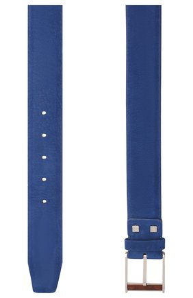 Мужской кожаный ремень ZILLI синего цвета по цене 54700 руб., арт. MJL-CLAQE-01980/0057 | Фото 2 Мужской кожаный ремень ZILLI синего цвета, арт. MJL-CLAQE-01980/0057 | Фото 2
