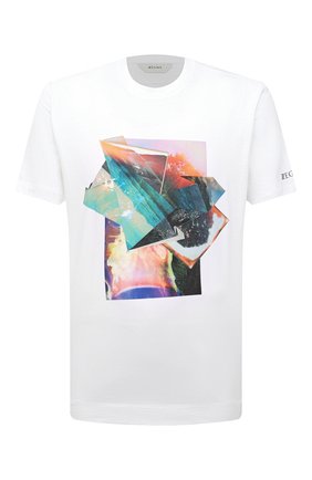 Мужская хлопковая футболка Z ZEGNA белого цвета по цене 21250 руб., арт. VW367/ZZ649S | Фото 1 Мужская хлопковая футболка Z ZEGNA белого цвета, арт. VW367/ZZ649S | Фото 1