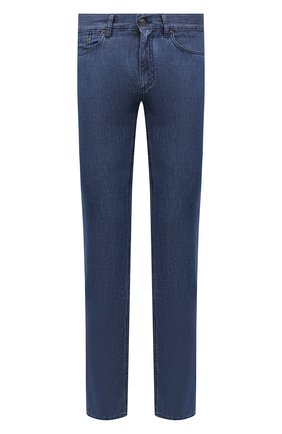 Мужские джинсы ERMENEGILDO ZEGNA синего цвета по цене 39900 руб., арт. UWI91/JS01 | Фото 1 Мужские джинсы ERMENEGILDO ZEGNA синего цвета, арт. UWI91/JS01 | Фото 1