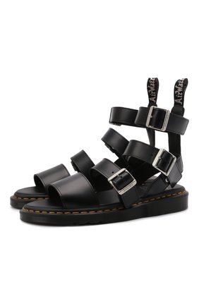 Мужские кожаные сандалии rick owens x dr. martens RICK OWENS черного цвета по цене 25200 руб., арт. DM21S6806/1001 | Фото 1 Мужские кожаные сандалии rick owens x dr. martens RICK OWENS черного цвета, арт. DM21S6806/1001 | Фото 1 (Материал внутренний: Натуральная кожа; Материал внешний: Кожа)