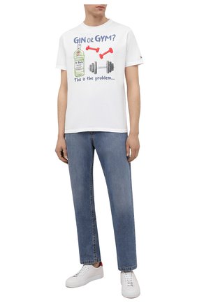 Мужская хлопковая футболка MC2 SAINT BARTH белого цвета по цене 5405 руб., арт. STBM TSHIRT MAN/TSHM001 | Фото 2 Мужская хлопковая футболка MC2 SAINT BARTH белого цвета, арт. STBM TSHIRT MAN/TSHM001 | Фото 2