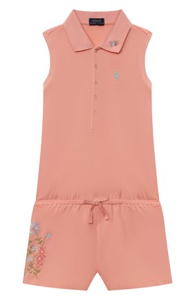 Детский хлопковый комбинезон RALPH LAUREN светло-розового цвета по цене 12150 руб., арт. 313836046 | Фото 1 Детский хлопковый комбинезон RALPH LAUREN светло-розового цвета, арт. 313836046 | Фото 1 (Материал внешний: Хлопок; Девочки Кросс-КТ: Комбинезон-одежда; Рукава: Короткие; Региональные ограничения белый список (Axapta Mercury): RU; Ростовка одежда: 12 лет | 152 см, 9 лет | 134 см, 8 лет | 128 см, 13 - 15 лет | 158 см)