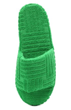 Мужские текстильные шлепанцы resort BOTTEGA VENETA зеленого цвета, арт. 660245/V0VW0 | Фото 5 (Материал внешний: Текстиль; Региональные ограничения белый список (Axapta Mercury): RU; Материал внутренний: Текстиль)