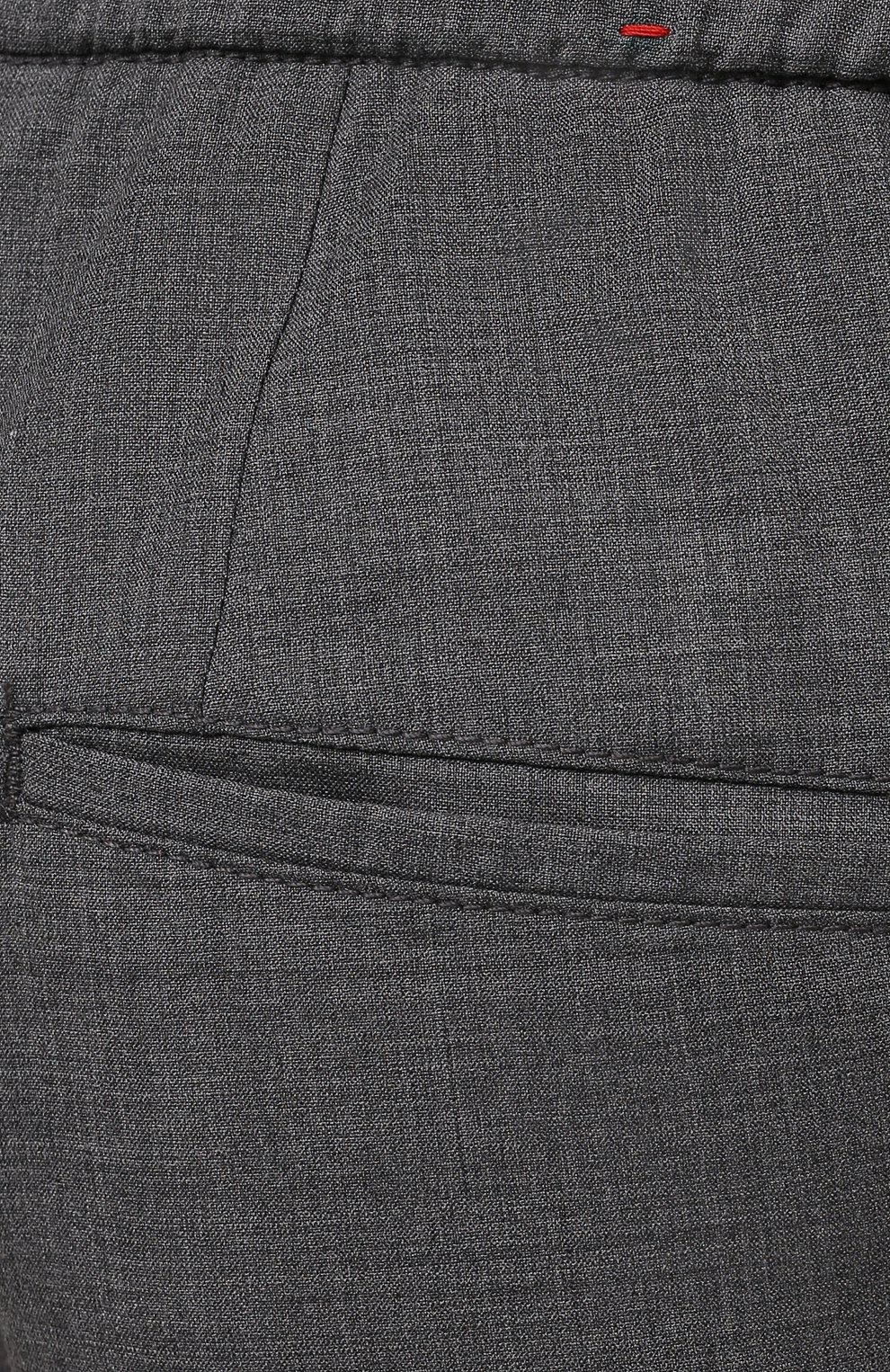 Мужские кашемировые брюки MARCO PESCAROLO серого цвета, арт. CHIAIAM/4334 | Фото 5 (Big sizes: Big Sizes; Материал внешний: Шерсть, Кашемир; Длина (брюки, джинсы): Стандартные; Случай: Повседневный; Стили: Кэжуэл)