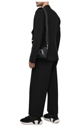 Мужские комбинированные кроссовки b-runner BALMAIN черного цвета по цене 54950 руб., арт. VM0VI261/LSDH | Фото 2 Мужские комбинированные кроссовки b-runner BALMAIN черного цвета, арт. VM0VI261/LSDH | Фото 2