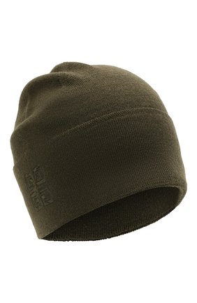 Мужская шерстяная шапка GIVENCHY хаки цвета, арт. GVCAPP/U2136 | Фото 1 (Материал: Шерсть, Текстиль; Кросс-КТ: Трикотаж)