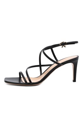 Женские кожаные босоножки GIANVITO ROSSI черного цвета по цене 62450 руб., арт. G32063.70RIC.NAPNER0 | Фото 2 Женские кожаные босоножки GIANVITO ROSSI черного цвета, арт. G32063.70RIC.NAPNER0 | Фото 2