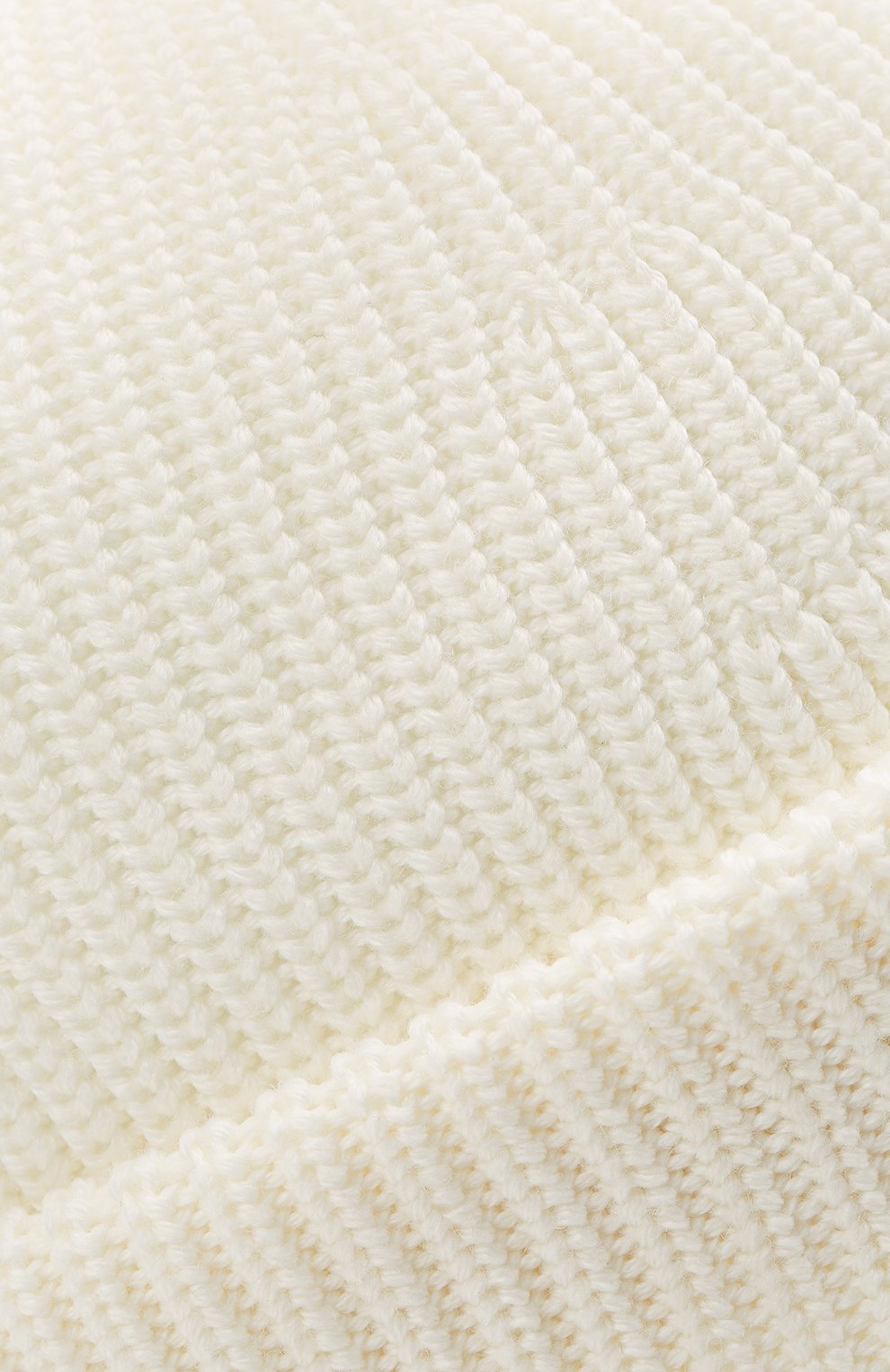 Женская шерстяная шапка VETEMENTS кремвого цвета, арт. UA52KN300W 2901/W | Фото 3 (Материал: Текстиль, Шерсть)