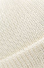 Женская шерстяная шапка VETEMENTS кремвого цвета, арт. UA52KN300W 2901/W | Фото 3 (Материал: Текстиль, Шерсть)