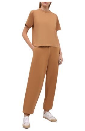 Женские хлопковые джоггеры HERON PRESTON FOR CALVIN KLEIN горчичного цвета по цене 15950 руб., арт. K10K108244 | Фото 2 Женские хлопковые джоггеры HERON PRESTON FOR CALVIN KLEIN горчичного цвета, арт. K10K108244 | Фото 2